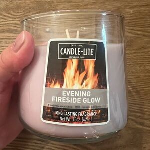 Candle-Lite Evening Fireside Glow Candle
